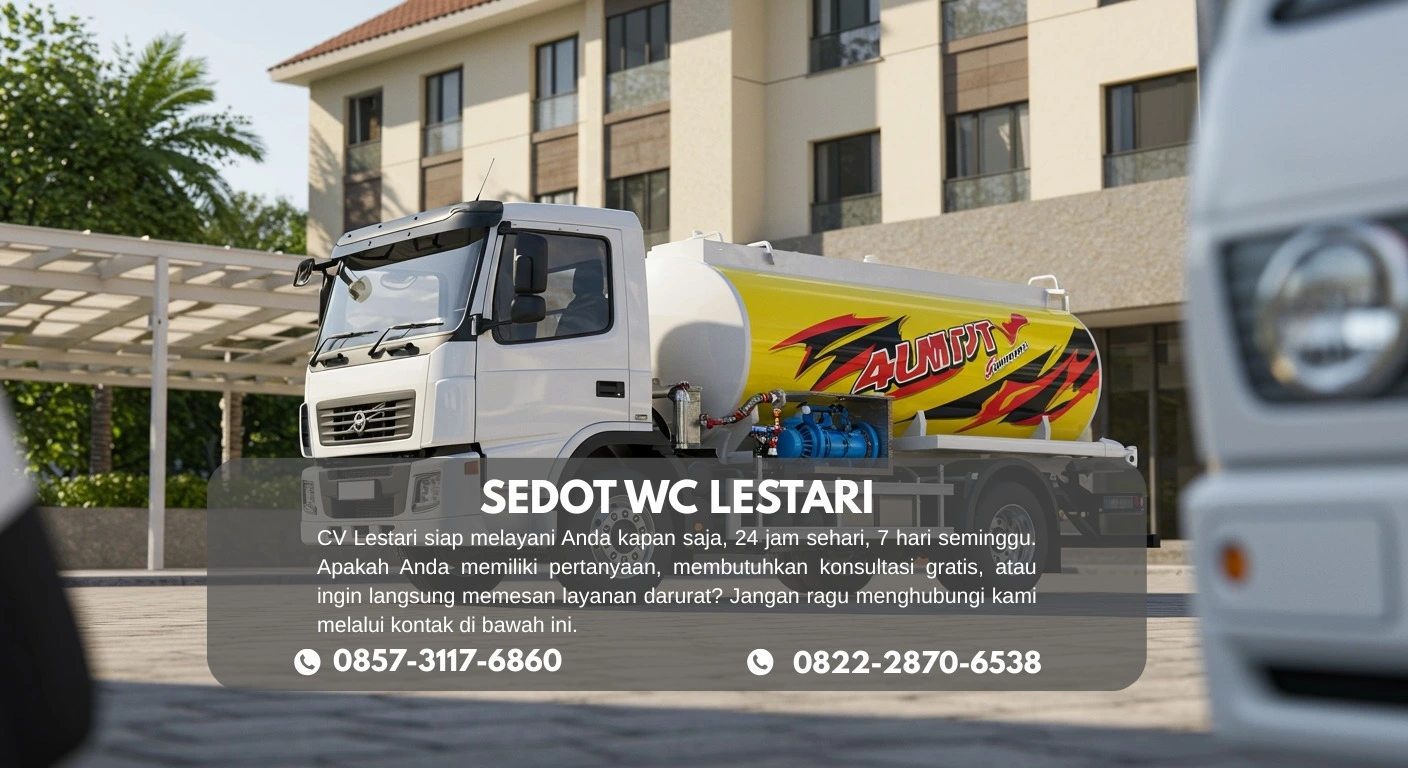 Armada sedot WC Lestari